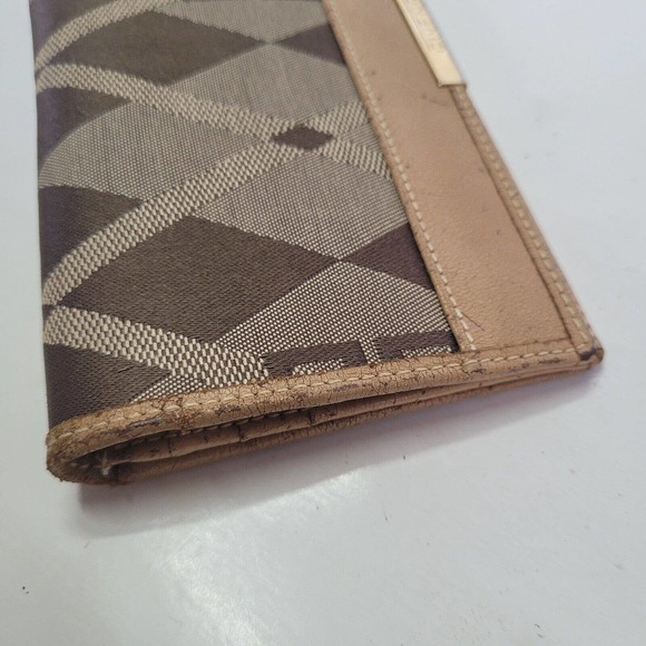 Givenchy Vintage Wallet Signature Brown Tan Envelope Card Holder Logo Unisex - Picture 11 of 11